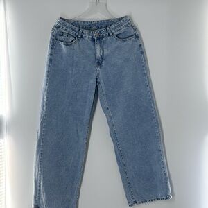 SHEIN Light Blue Straight Leg Women's Jeans